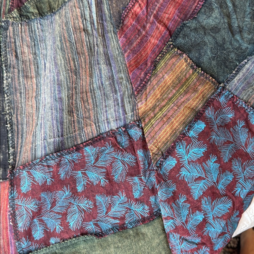 Patchwork Multicolor Men's Pants - image 3